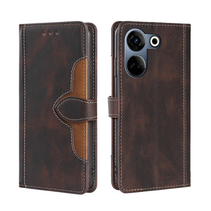 Skin Feel Magnetic Buckle Leather Phone Case, For Tecno Pova Curve 2 5G, For Tecno Camon 50 Pro 4G, For Tecno Camon 50 4G, For Tecno Pova Slim 5G / Spark Slim 4G, For Tecno Pova 7 Pro, For Tecno Pova 7 5G, For Tecno Spark 40 Pro+ 4G                    ...