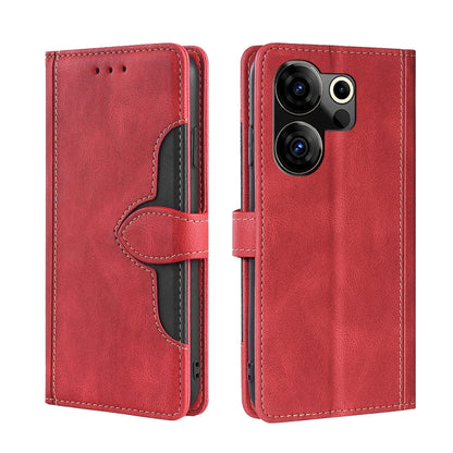 Skin Feel Magnetic Buckle Leather Phone Case, For Tecno Pova Curve 2 5G, For Tecno Camon 50 Pro 4G, For Tecno Camon 50 4G, For Tecno Pova Slim 5G / Spark Slim 4G, For Tecno Pova 7 Pro, For Tecno Pova 7 5G, For Tecno Spark 40 Pro+ 4G                    ...