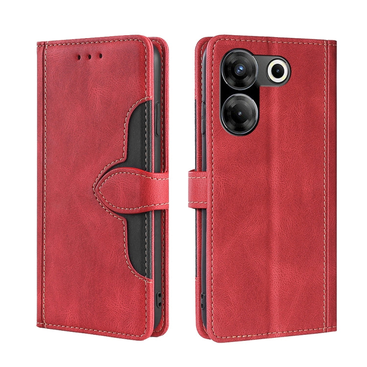 Skin Feel Magnetic Buckle Leather Phone Case, For Tecno Pova Curve 2 5G, For Tecno Camon 50 Pro 4G, For Tecno Camon 50 4G, For Tecno Pova Slim 5G / Spark Slim 4G, For Tecno Pova 7 Pro, For Tecno Pova 7 5G, For Tecno Spark 40 Pro+ 4G                    ...