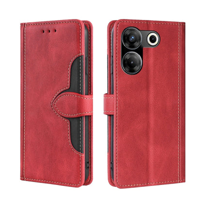 Skin Feel Magnetic Buckle Leather Phone Case, For Tecno Pova Curve 2 5G, For Tecno Camon 50 Pro 4G, For Tecno Camon 50 4G, For Tecno Pova Slim 5G / Spark Slim 4G, For Tecno Pova 7 Pro, For Tecno Pova 7 5G, For Tecno Spark 40 Pro+ 4G                    ...