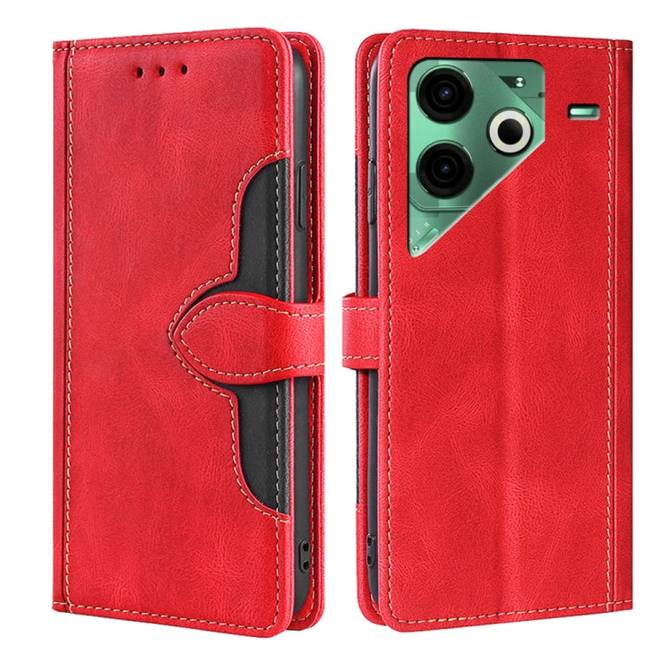 Skin Feel Magnetic Buckle Leather Phone Case, For Tecno Pova Curve 2 5G, For Tecno Camon 50 Pro 4G, For Tecno Camon 50 4G, For Tecno Pova Slim 5G / Spark Slim 4G, For Tecno Pova 7 Pro, For Tecno Pova 7 5G, For Tecno Spark 40 Pro+ 4G                    ...