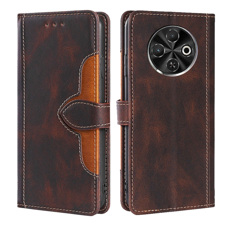 Skin Feel Magnetic Buckle Leather Phone Case, For Tecno Pova Curve 2 5G, For Tecno Camon 50 Pro 4G, For Tecno Camon 50 4G, For Tecno Pova Slim 5G / Spark Slim 4G, For Tecno Pova 7 Pro, For Tecno Pova 7 5G, For Tecno Spark 40 Pro+ 4G                    ...