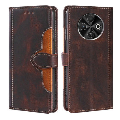 Skin Feel Magnetic Buckle Leather Phone Case, For Tecno Pova Curve 2 5G, For Tecno Camon 50 Pro 4G, For Tecno Camon 50 4G, For Tecno Pova Slim 5G / Spark Slim 4G, For Tecno Pova 7 Pro, For Tecno Pova 7 5G, For Tecno Spark 40 Pro+ 4G                    ...