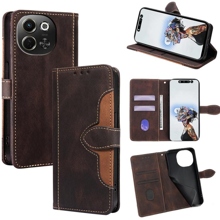 Skin Feel Magnetic Buckle Leather Phone Case, For Tecno Pova Curve 2 5G, For Tecno Camon 50 Pro 4G, For Tecno Camon 50 4G, For Tecno Pova Slim 5G / Spark Slim 4G, For Tecno Pova 7 Pro, For Tecno Pova 7 5G, For Tecno Spark 40 Pro+ 4G                    ...