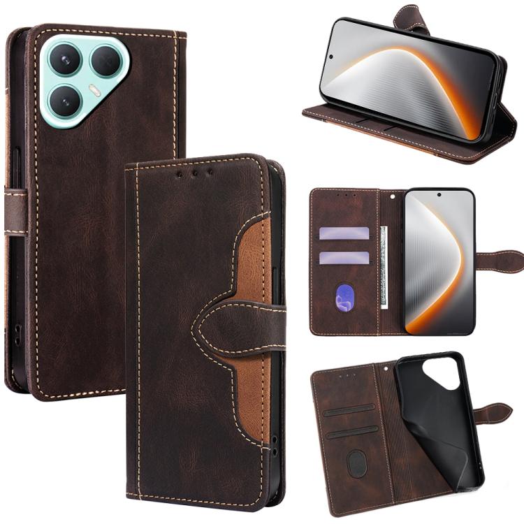 Skin Feel Magnetic Buckle Leather Phone Case, For Tecno Pova Curve 2 5G, For Tecno Camon 50 Pro 4G, For Tecno Camon 50 4G, For Tecno Pova Slim 5G / Spark Slim 4G, For Tecno Pova 7 Pro, For Tecno Pova 7 5G, For Tecno Spark 40 Pro+ 4G                    ...