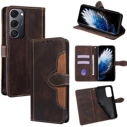 Skin Feel Magnetic Buckle Leather Phone Case, For Tecno Pova Curve 2 5G, For Tecno Camon 50 Pro 4G, For Tecno Camon 50 4G, For Tecno Pova Slim 5G / Spark Slim 4G, For Tecno Pova 7 Pro, For Tecno Pova 7 5G, For Tecno Spark 40 Pro+ 4G                    ...