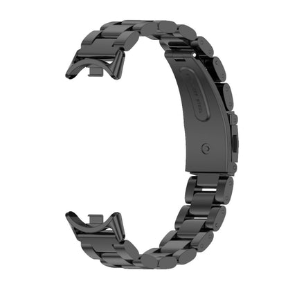 Mijobs Three Bead Stainless Steel Watch Band, For Xiaomi Smart Band 11 / 10 / 9 / 8