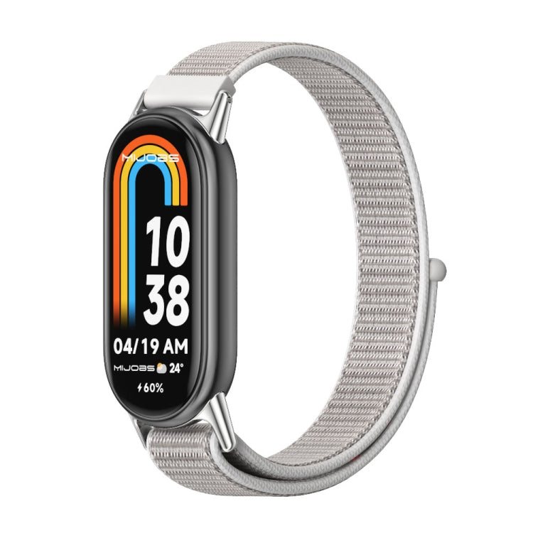 Mijobs Breathable Nylon Loop Watch Band, For Xiaomi Smart Band 11 / 10 / 9 / 8
