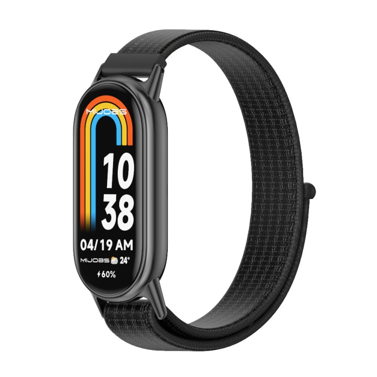 Mijobs Breathable Nylon Loop Watch Band, For Xiaomi Smart Band 11 / 10 / 9 / 8