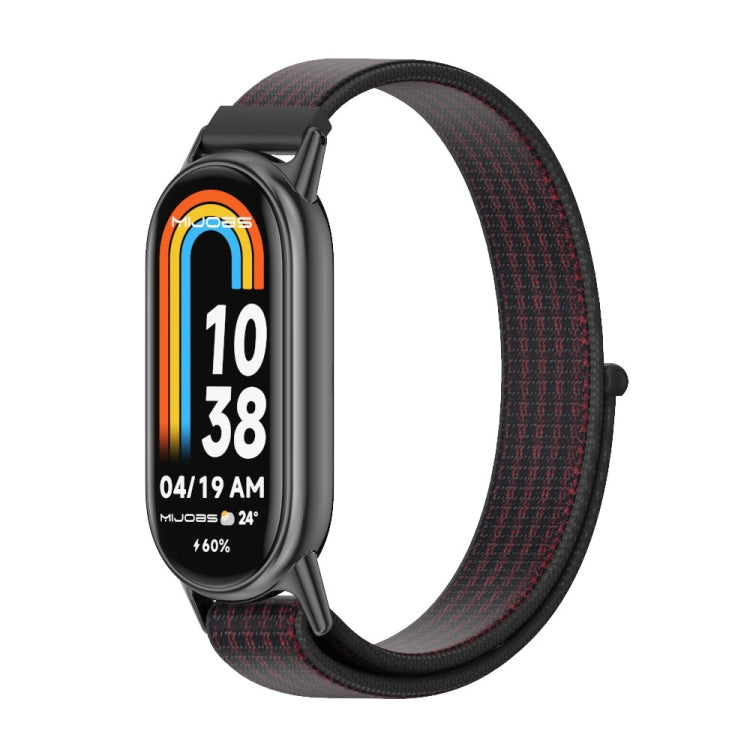 Mijobs Breathable Nylon Loop Watch Band, For Xiaomi Smart Band 11 / 10 / 9 / 8