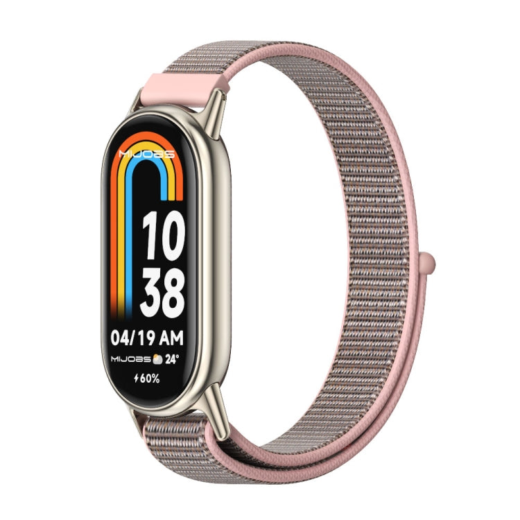 Mijobs Breathable Nylon Loop Watch Band, For Xiaomi Smart Band 11 / 10 / 9 / 8