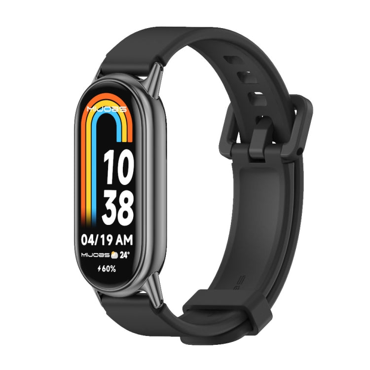 Mijobs Silicone Breathable Watch Band, For Xiaomi Smart Band 11 / 10 / 9 / 8