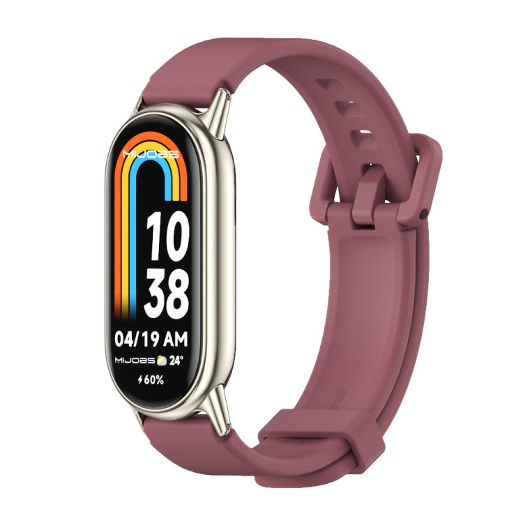 Mijobs Silicone Breathable Watch Band, For Xiaomi Smart Band 11 / 10 / 9 / 8