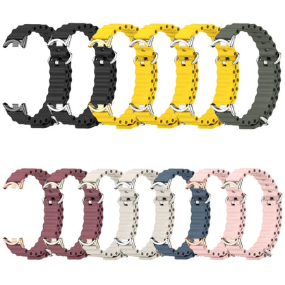 Mijobs Marine Silicone Breathable Watch Band, For Xiaomi Smart Band 11 / 10 / 9 / 8