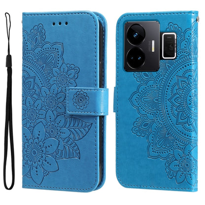 Seven-petal Flowers Embossing Leather Phone Case, For Realme C67 4G Global, For Realme C67 / 11 5G Taiwan Version, For Realme 11 4G Global, For Realme C53 / Narzo N53, For Realme 11, For Realme 11 Pro / 11 Pro+, For Realme C65 4G                       ...