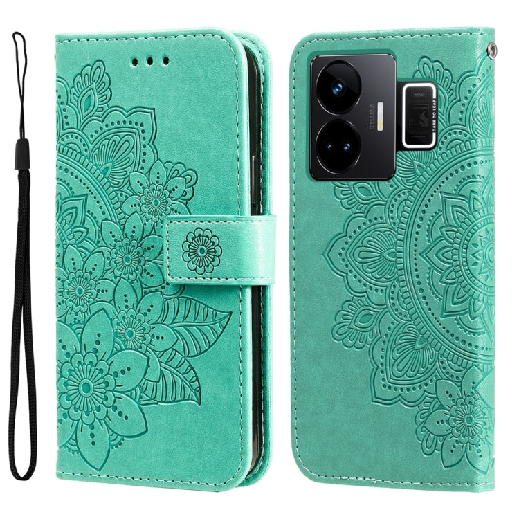 Seven-petal Flowers Embossing Leather Phone Case, For Realme C67 4G Global, For Realme C67 / 11 5G Taiwan Version, For Realme 11 4G Global, For Realme C53 / Narzo N53, For Realme 11, For Realme 11 Pro / 11 Pro+, For Realme C65 4G                       ...
