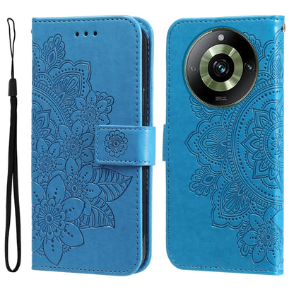 Seven-petal Flowers Embossing Leather Phone Case, For Realme C67 4G Global, For Realme C67 / 11 5G Taiwan Version, For Realme 11 4G Global, For Realme C53 / Narzo N53, For Realme 11, For Realme 11 Pro / 11 Pro+, For Realme C65 4G                       ...