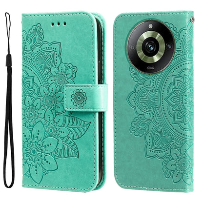 Seven-petal Flowers Embossing Leather Phone Case, For Realme C67 4G Global, For Realme C67 / 11 5G Taiwan Version, For Realme 11 4G Global, For Realme C53 / Narzo N53, For Realme 11, For Realme 11 Pro / 11 Pro+, For Realme C65 4G                       ...