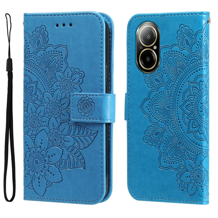 Seven-petal Flowers Embossing Leather Phone Case, For Realme 12+, For Realme 12 Pro+, For Realme C67 4G Global, For Realme C67 / 11 5G Taiwan Version, For Realme 11 4G Global, For Realme C53 / Narzo N53, For Realme 11, For Realme 11 Pro / 11 Pro+      ...