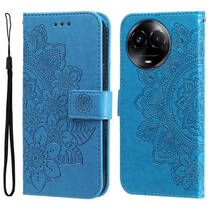 Seven-petal Flowers Embossing Leather Phone Case, For Realme 12+, For Realme 12 Pro+, For Realme C67 4G Global, For Realme C67 / 11 5G Taiwan Version, For Realme 11 4G Global, For Realme C53 / Narzo N53, For Realme 11, For Realme 11 Pro / 11 Pro+      ...