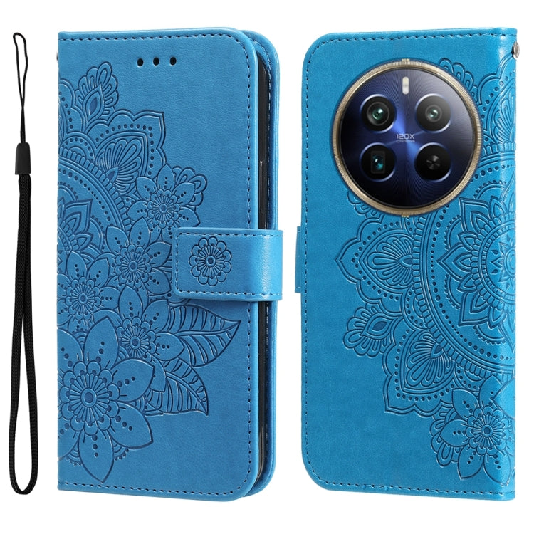 Seven-petal Flowers Embossing Leather Phone Case, For Realme 12+, For Realme 12 Pro+, For Realme C67 4G Global, For Realme C67 / 11 5G Taiwan Version, For Realme 11 4G Global, For Realme C53 / Narzo N53, For Realme 11, For Realme 11 Pro / 11 Pro+      ...