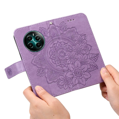 Seven-petal Flowers Embossing Leather Phone Case, For Realme 12+, For Realme 12 Pro+, For Realme C67 4G Global, For Realme C67 / 11 5G Taiwan Version, For Realme 11 4G Global, For Realme C53 / Narzo N53, For Realme 11, For Realme 11 Pro / 11 Pro+      ...