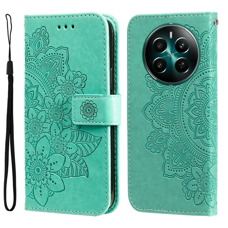 Seven-petal Flowers Embossing Leather Phone Case, For Realme 12+, For Realme 12 Pro+, For Realme C67 4G Global, For Realme C67 / 11 5G Taiwan Version, For Realme 11 4G Global, For Realme C53 / Narzo N53, For Realme 11, For Realme 11 Pro / 11 Pro+      ...
