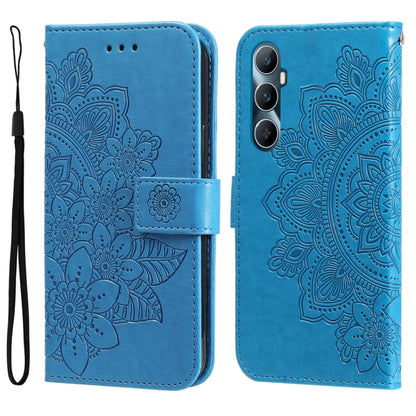 Seven-petal Flowers Embossing Leather Phone Case, For Realme C67 4G Global, For Realme C67 / 11 5G Taiwan Version, For Realme 11 4G Global, For Realme C53 / Narzo N53, For Realme 11, For Realme 11 Pro / 11 Pro+, For Realme C65 4G                       ...