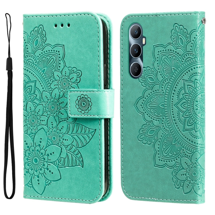 Seven-petal Flowers Embossing Leather Phone Case, For Realme C67 4G Global, For Realme C67 / 11 5G Taiwan Version, For Realme 11 4G Global, For Realme C53 / Narzo N53, For Realme 11, For Realme 11 Pro / 11 Pro+, For Realme C65 4G                       ...