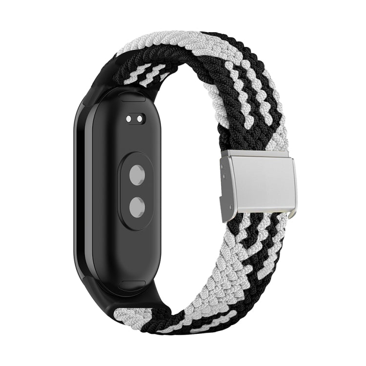 Adjustable Nylon Braided Steel Buckle Watch Band, For Xiaomi Mi Band 8