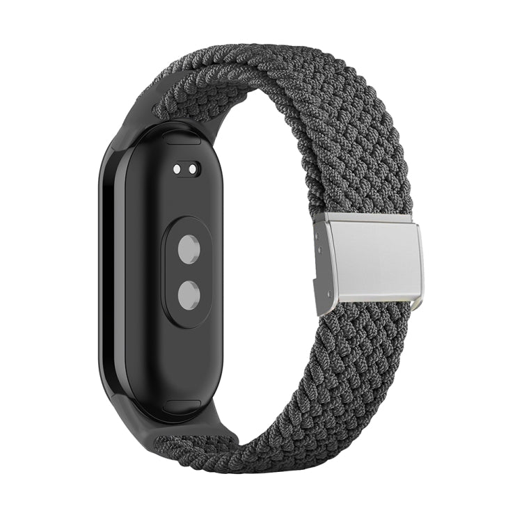 Adjustable Nylon Braided Steel Buckle Watch Band, For Xiaomi Mi Band 8