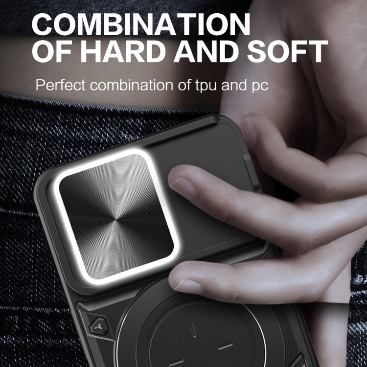 CD Texture Sliding Camshield Magnetic Holder Phone Case, For iPhone 14, For iPhone 14 Pro, For iPhone 14 Pro Max, For iPhone 13 Pro Max, For iPhone 13 Pro, For iPhone 13, For iPhone 12, For iPhone 12 Pro Max, For iPhone 12 Pro, For iPhone 11 Pro Max   ...
