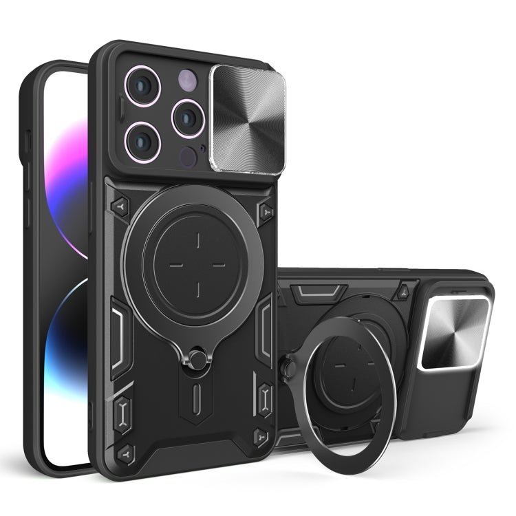CD Texture Sliding Camshield Magnetic Holder Phone Case, For iPhone 14, For iPhone 14 Pro, For iPhone 14 Pro Max, For iPhone 13 Pro Max, For iPhone 13 Pro, For iPhone 13, For iPhone 12, For iPhone 12 Pro Max, For iPhone 12 Pro, For iPhone 11 Pro Max   ...