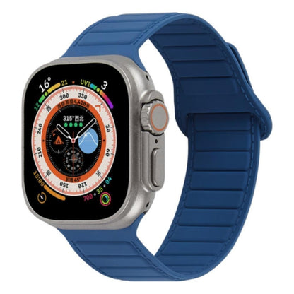 Loop Magnetic Silicone Watch Band, For Apple Watch 7 41mm, For Apple Watch 7 45mm, For Apple Watch SE 40mm, For Apple Watch SE 44mm, For Apple Watch 6 40mm, For Apple Watch 6 44mm