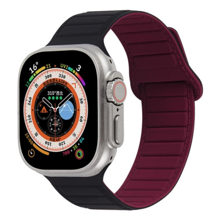 Loop Magnetic Silicone Watch Band, For Apple Watch Series 10 46mm, For Apple Watch Series 10 42mm, For Apple Watch SE 2023 44mm, For Apple Watch SE 2023 40mm, For Apple Watch Ultra 2 49mm, For Apple Watch 9 45mm