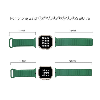 Loop Magnetic Silicone Watch Band, For Apple Watch 2 42mm, For Apple Watch 2 38mm, For Apple Watch 42mm, For Apple Watch 38mm