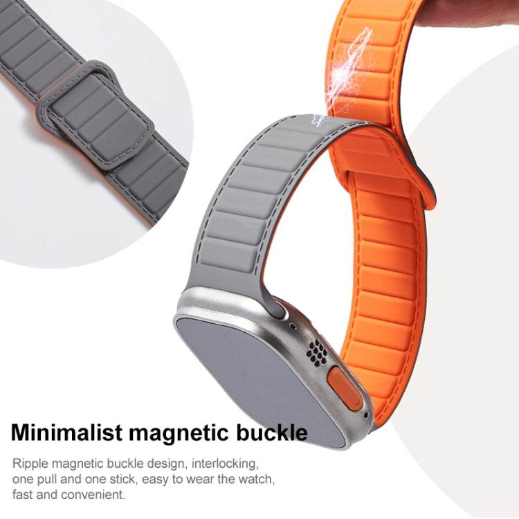 Loop Magnetic Silicone Watch Band, For Apple Watch 9 41mm, For Apple Watch Ultra 49mm, For Apple Watch 8 41mm, For Apple Watch 8 45mm, For Apple Watch SE 2022 40mm, For Apple Watch SE 2022 44mm