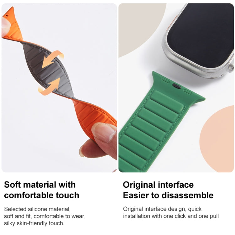 Loop Magnetic Silicone Watch Band, For Apple Watch 9 41mm, For Apple Watch Ultra 49mm, For Apple Watch 8 41mm, For Apple Watch 8 45mm, For Apple Watch SE 2022 40mm, For Apple Watch SE 2022 44mm