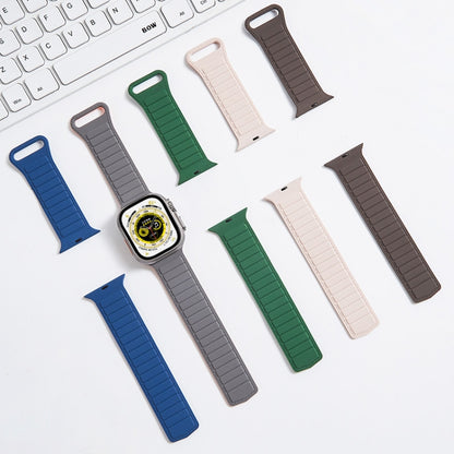 Loop Magnetic Silicone Watch Band, For Apple Watch Series 10 46mm, For Apple Watch Series 10 42mm, For Apple Watch SE 2023 44mm, For Apple Watch SE 2023 40mm, For Apple Watch Ultra 2 49mm, For Apple Watch 9 45mm