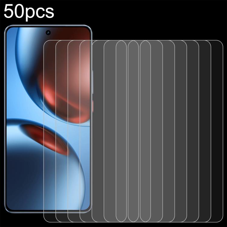 50pcs 0.26mm 9H 2.5D Tempered Glass Film, For Realme 16T 5G, For Realme GT 7 Global, For Realme 13 4G / 13+ / C63 5G / 14x / 14, For Realme P3 Ultra 5G, For Realme Neo7, For Realme P1 Speed, For Realme C61 / C61 India / Note 60, For Realme 12+ / 12 4G ...