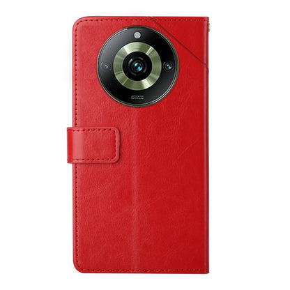 HT01 Y-shaped Pattern Flip Leather Phone Case, For Realme 11 Pro 5G / 11 Pro+ 5G