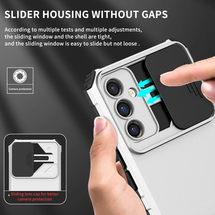 Stereoscopic Holder Sliding Camshield Phone Case, For Samsung Galaxy A34 5G, For Samsung Galaxy A54 5G, For Samsung Galaxy A14 5G, For Samsung Galaxy S20 FE, For Samsung Galaxy A23 4G, For Samsung Galaxy S22+ 5G, For Samsung Galaxy S22 5G              ...