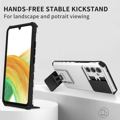 Stereoscopic Holder Sliding Camshield Phone Case, For Samsung Galaxy A34 5G, For Samsung Galaxy A54 5G, For Samsung Galaxy A14 5G, For Samsung Galaxy S20 FE, For Samsung Galaxy A23 4G, For Samsung Galaxy S22+ 5G, For Samsung Galaxy S22 5G              ...