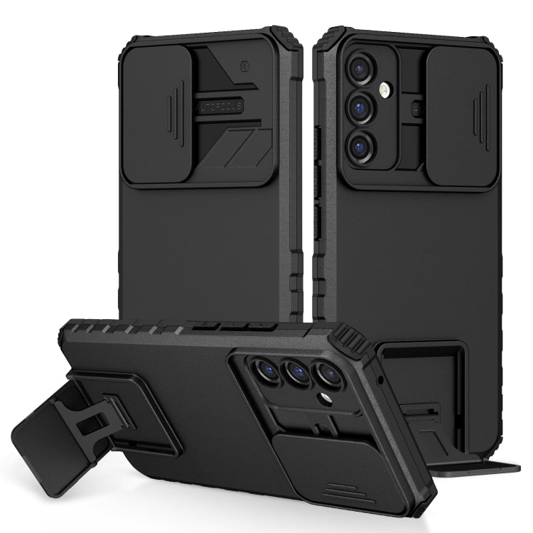 Stereoscopic Holder Sliding Camshield Phone Case, For Samsung Galaxy A34 5G, For Samsung Galaxy A54 5G, For Samsung Galaxy A14 5G, For Samsung Galaxy S20 FE, For Samsung Galaxy A23 4G, For Samsung Galaxy S22+ 5G, For Samsung Galaxy S22 5G              ...