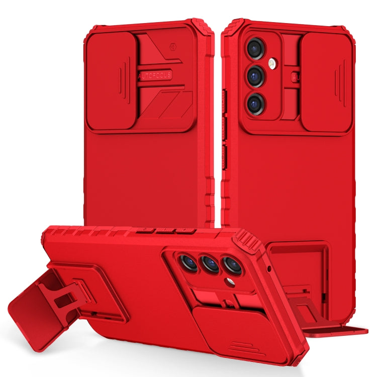 Stereoscopic Holder Sliding Camshield Phone Case, For Samsung Galaxy A34 5G, For Samsung Galaxy A54 5G, For Samsung Galaxy A14 5G, For Samsung Galaxy S20 FE, For Samsung Galaxy A23 4G, For Samsung Galaxy S22+ 5G, For Samsung Galaxy S22 5G              ...