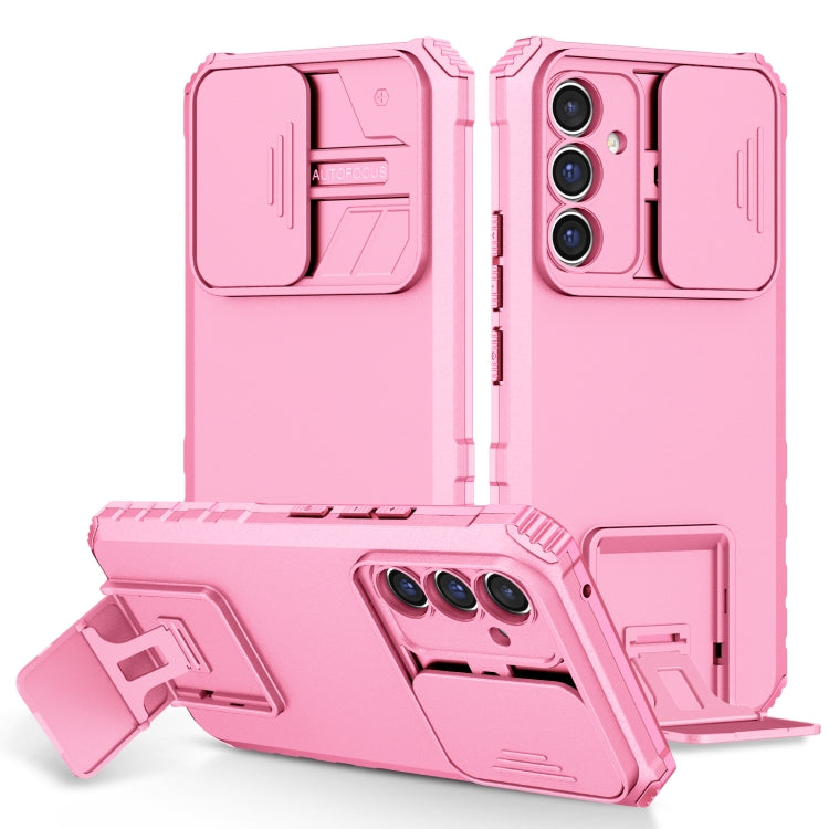 Stereoscopic Holder Sliding Camshield Phone Case, For Samsung Galaxy A34 5G, For Samsung Galaxy A54 5G, For Samsung Galaxy A14 5G, For Samsung Galaxy S20 FE, For Samsung Galaxy A23 4G, For Samsung Galaxy S22+ 5G, For Samsung Galaxy S22 5G              ...