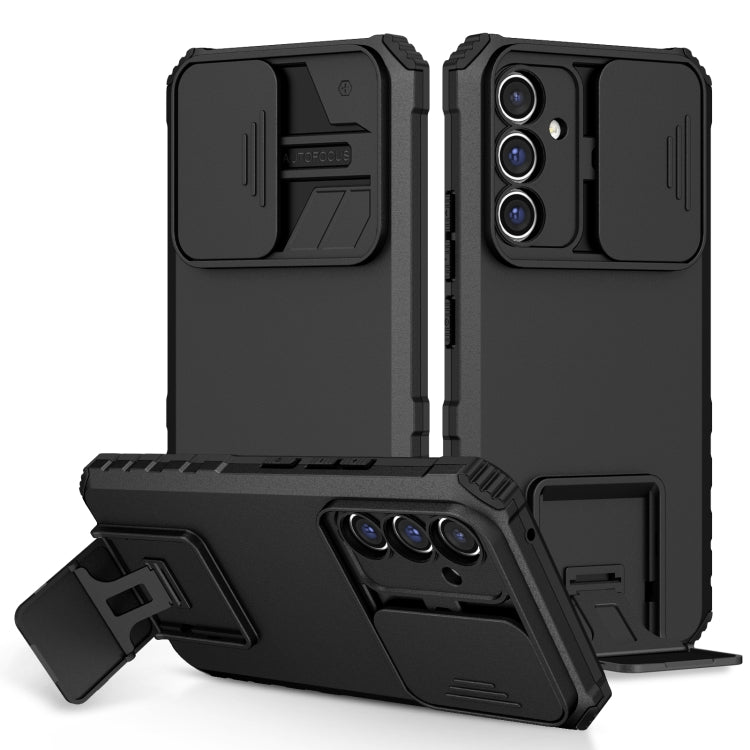 Stereoscopic Holder Sliding Camshield Phone Case, For Samsung Galaxy A34 5G, For Samsung Galaxy A54 5G, For Samsung Galaxy A14 5G, For Samsung Galaxy S20 FE, For Samsung Galaxy A23 4G, For Samsung Galaxy S22+ 5G, For Samsung Galaxy S22 5G              ...