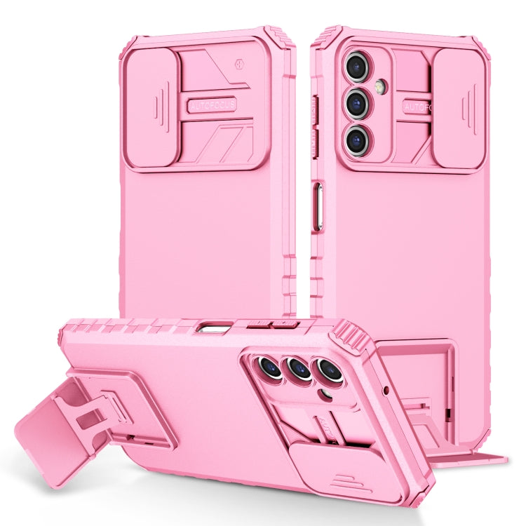 Stereoscopic Holder Sliding Camshield Phone Case, For Samsung Galaxy A34 5G, For Samsung Galaxy A54 5G, For Samsung Galaxy A14 5G, For Samsung Galaxy S20 FE, For Samsung Galaxy A23 4G, For Samsung Galaxy S22+ 5G, For Samsung Galaxy S22 5G              ...