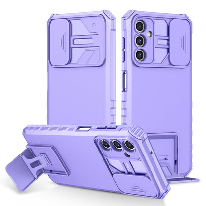 Stereoscopic Holder Sliding Camshield Phone Case, For Samsung Galaxy A34 5G, For Samsung Galaxy A54 5G, For Samsung Galaxy A14 5G, For Samsung Galaxy S20 FE, For Samsung Galaxy A23 4G, For Samsung Galaxy S22+ 5G, For Samsung Galaxy S22 5G              ...