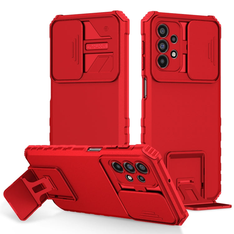 Stereoscopic Holder Sliding Camshield Phone Case, For Samsung Galaxy A34 5G, For Samsung Galaxy A54 5G, For Samsung Galaxy A14 5G, For Samsung Galaxy S20 FE, For Samsung Galaxy A23 4G, For Samsung Galaxy S22+ 5G, For Samsung Galaxy S22 5G              ...